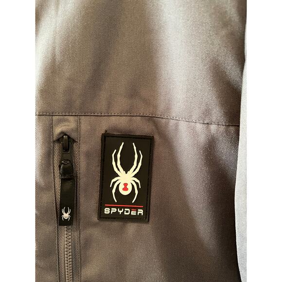 Spyder Polar Winter Parka Jacket gray L - Picture 8 of 9